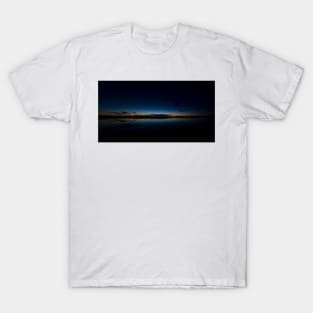 Holy Island Causeway - Sunset on Estuary T-Shirt